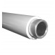 Barre d'appui lisse droite 450mm blanc (accessibilité pmr) 