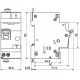 Disjoncteur différentiel dx³ 4500 6 ka courbe c type ac 2 modules vis/vis 10a 