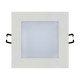 Spot led downlight carré blanc 6w (eq. 48w) 6000k dim 108x108mm