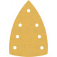Feuilles abrasives BOSCH delta bois peinture Expert C470 - 100x150 mm - 7 trous - Boite de 10 pièces - Grain 80 - 2608901116 