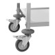 Chariot de service 2 plateaux 95 x 50 cm 64 kg acier inoxydable professionnel helloshop26 14_0005043 