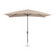 Grand parasol de jardin rectangulaire 200 x 300 cm - Couleur au choix Crème