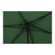 Grand parasol hexagonal diamètre 270 cm vert  