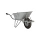 Brouette universelle, roue pneumatique, capacité 80 litres 