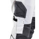 Pantalon Peintre +stretch Blanc/Gris-Foncé 10951330 - Taille au choix 