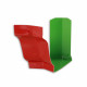 Angle 135° intérieur pour gouttière aluminium dév.300 coloris au choix Rouge-Carmin