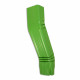 Dévoiement frontal de 50 à 600 mm pour gouttière aluminium corniche 60 x 80 mm coloris au choix Vert-Mousse