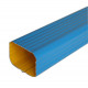 Dauphin aluminium 60 x 80 mm rectangulaire épaisseur 1,5 mm - coloris et longueur au choix Bleu-Azur