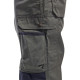 Pantalon paysagiste Vert-Armée/Noir 14541835 - Taille au choix 