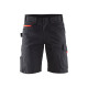 Short maintenance 14991330 - Couleur et taille au choix Noir-Rouge