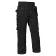 Pantalon artisan poches libres cordura coton  15301370 Noir