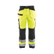 Pantalon haute-visibilité avec poches flottantes et genoux préformés 15331860 - Couleur et taille au choix Jaune fluo-Noir