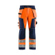 Pantalon artisan haute-visibilité - 15681811 Orange-Marine