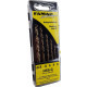 Jeu de mèches à bois hélicoïdale, HSS-G,5 pcs,boîte en plastique Ø 3,4,5,6,8 mm FAMAG - 1594.835 