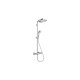Colonne de douche chroma top 280 - hansgrohe - avec 1 jet mitigeur chromé - 27369000 