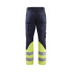 Pantalon retardant-flamme inhérent Steel classe 3 Marine/Jaune-Fluo 17051519 - Taille au choix 