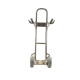 Diable aluminium a tablier sureleve, bavette 450x300mm 