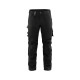 Pantalon artisan avec stretch 17991860 - Couleur et taille au choix Noir