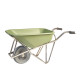 Brouette aluminium profi-Max Plus vert roue anti-crevaison 