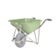 Brouette aluminium profi-Max Plus vert roue anti-crevaison 