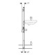 Bâti-support duofix geberit lavabo - robinetterie murale apparente 