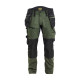Pantalon artisan stretch STRIKER 19701149 - Couleur au choix Vert forêt/Noir