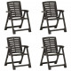 Chaises de jardin plastique - Couleur et nombre de chaises au choix 