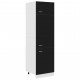 Armoire de réfrigérateur 60x57x207 cm aggloméré - Couleur au choix Noir