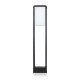 Led jardin 10W sol lumière bollard lampe chip samsung IP65 80cm - Couleur de corps et d'éclairage au choix Noir