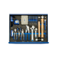 Servante d'atelier 6 tiroirs avec 177 outils, 823 x 501 x 678 mm 9066k6ff101 irimo 