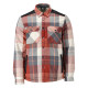 Chemise de travail en flanelle avec doublure fourrure MASCOT Customized - 23104-446-Rouge-XXXL 