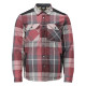 Chemise de travail en flanelle avec doublure fourrure MASCOT Customized - 23104-446-Bordeaux-S 