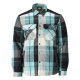 Chemise de travail en flanelle avec doublure fourrure MASCOT Customized - 23104-446-Vert-S 