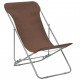 Chaises de plage pliables 2 pcs acier et tissu oxford - Couleur au choix Marron