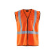Gilet zippé haute visibilité 30291022 - Couleur et taille au choix Orange fluo