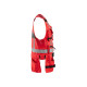 Gilet porte-outils haute-visibilité avec poches flottantes 30321804 - Couleur et taille au choix 