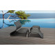 Ensemble design fauteuil + repose pieds + table basse 