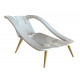 Fauteuil bain de soleil 2 en 1 - Couleur au choix 