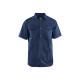 Chemise TWILL manches courtes 32961190 - Couleur et taille au choix Marine