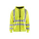 Sweat zippé à capuche haute-visibilité 33461974 - Couleur et taille au choix Jaune fluo