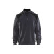 Sweat col camionneur 33531158 - Couleur et taille au choix Gris moyen-Noir