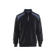 Sweat col camionneur 33531158 - Couleur et taille au choix Noir-Gris clair