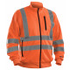 Sweatshirt haute-visibilité avec glissière  33581974 Orange