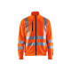 Sweat zippé haute-visibilité 33581974 - Couleur et taille au choix Orange fluo
