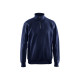 Sweat coton col camionneur 33691158 - Couleur et taille au choix Marine