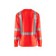 T-shirt à manches longues col V haute-visibilité anti-UV 33831011 - Couleur et taille au choix 