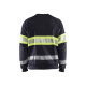Sweat haute-visibilité multinormes Marine/Jaune-Fluo 34591762 - Taille au choix 