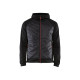Veste hybride à capuche 34632526 - Couleur et taille au choix Noir-Rouge