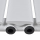 Radiateur chauffage panneau blanc hauteur 90 cm largeur 46,5 cm ep. 15 cm pratique design moderne et élégant helloshop26 3902017 