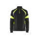 Sweat col camionneur visible 35501158 - Couleur et taille au choix Noir-Jaune fluo